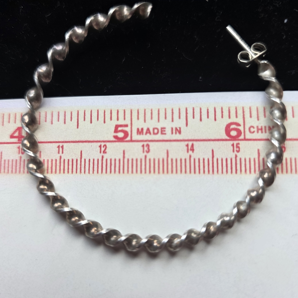 Large Solid Sterling Silver Tested 925 2 3/8 Inch… - image 4